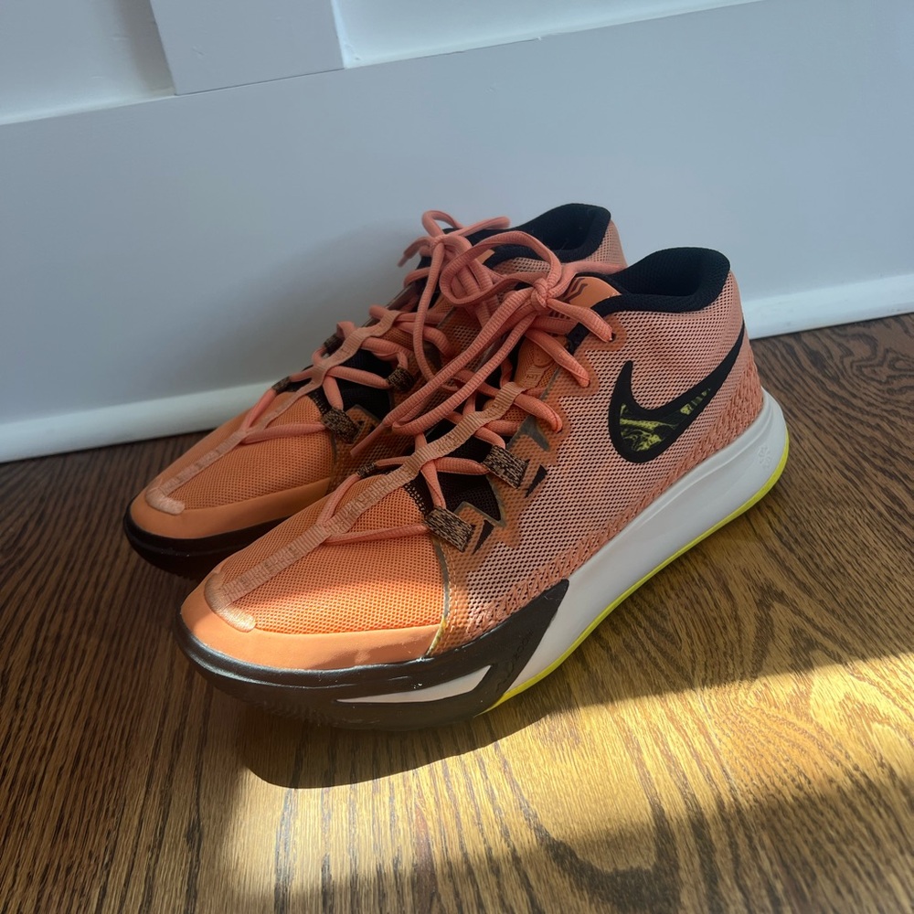 Nike Kids Orange and Black Sneakers